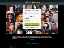 Tablet Screenshot of datingformuggles.com